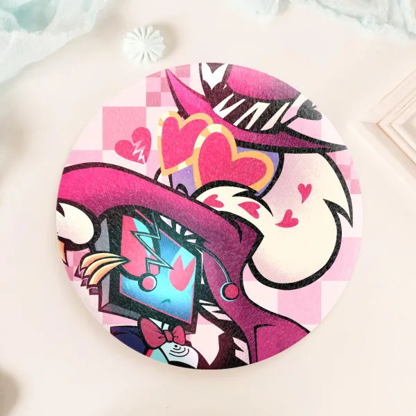 Sad Val Staticmoth Plush Badge