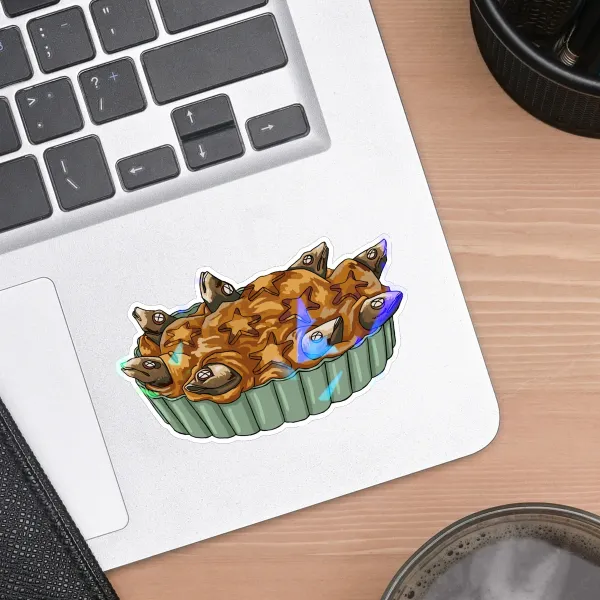 Stargazy Pie Holographic Sticker