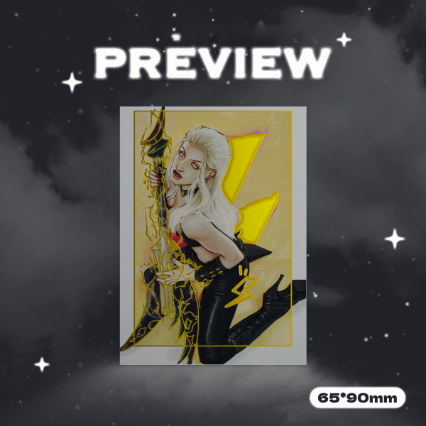 DMC4 Trish and Nevan Hot Stamping Foil Photocard