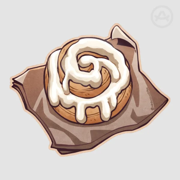 Cinnamon Bun Sticker