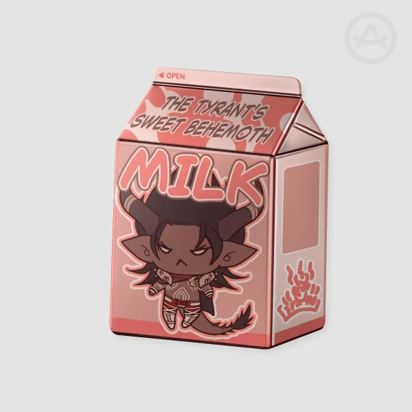 Tyrant Milk Carton Badge