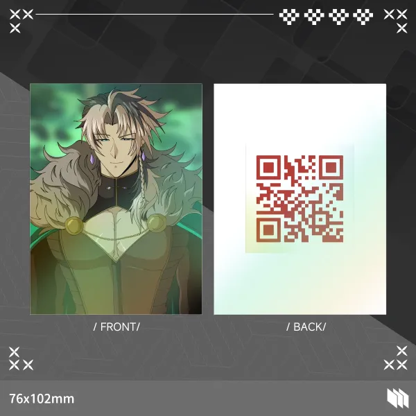 Verdant Ruze Laminated Photocard