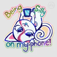popcat Colored Edge Die Cut Stickers