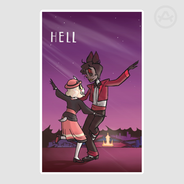 La La Hell Sticker