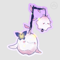 Cattleya Holo Stickers