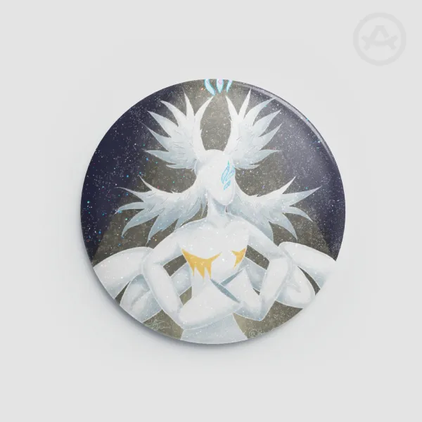 Ezekiel - Transmasc Angel OC Pin Badge