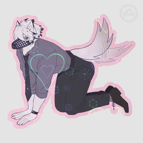 Salaryman OTL Sticker - Lycaon