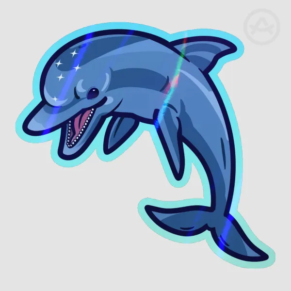 Ecco the Dolphin - Die Cut Sticker