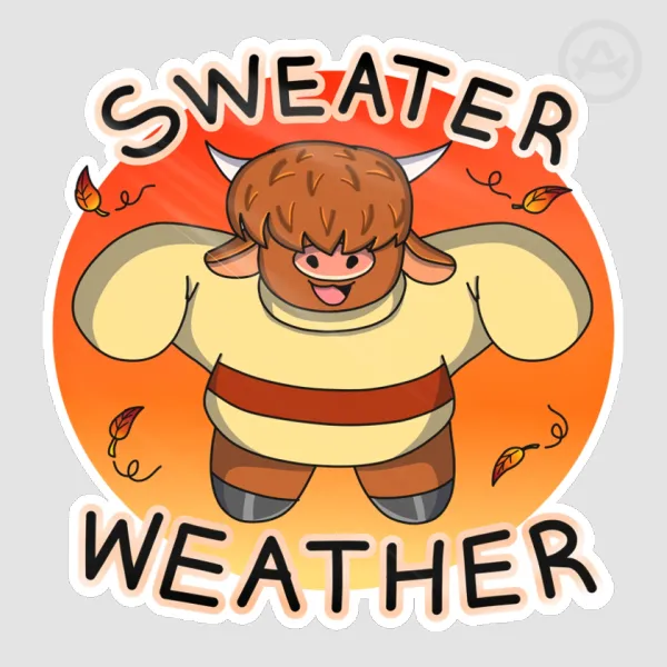 Sweater Weather Sticker