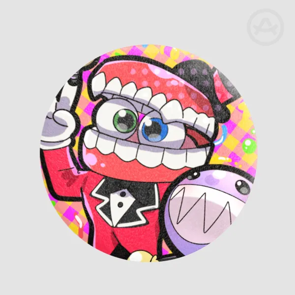 Caine Plush Badges 5.8cm