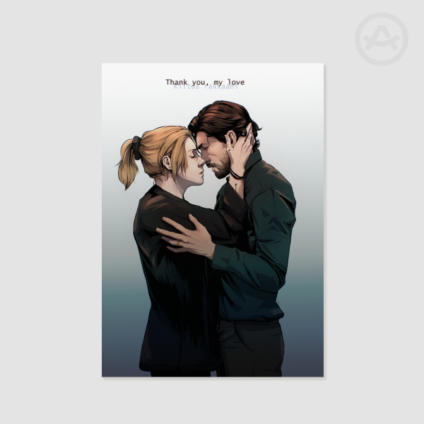 Reunion - Alan/Alice Wake Print
