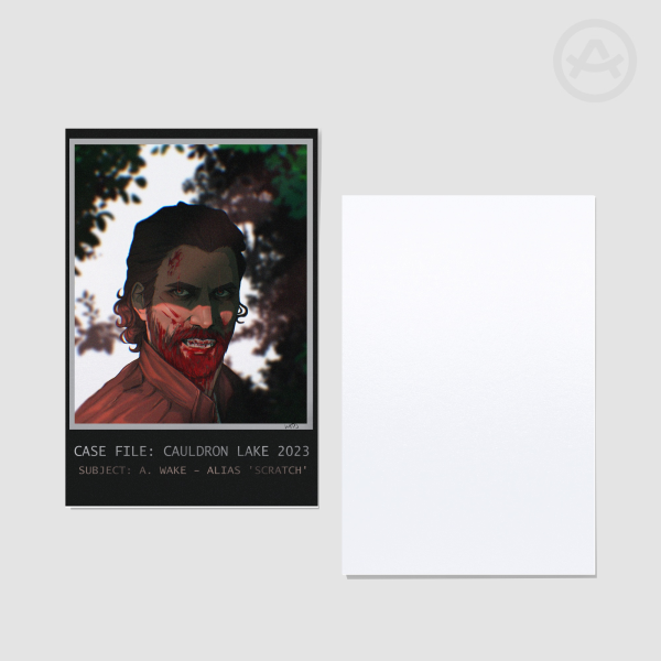 Scratch Case File Postcard