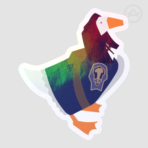 Untitled Goose Game Caitlyn Die Cut Sticker