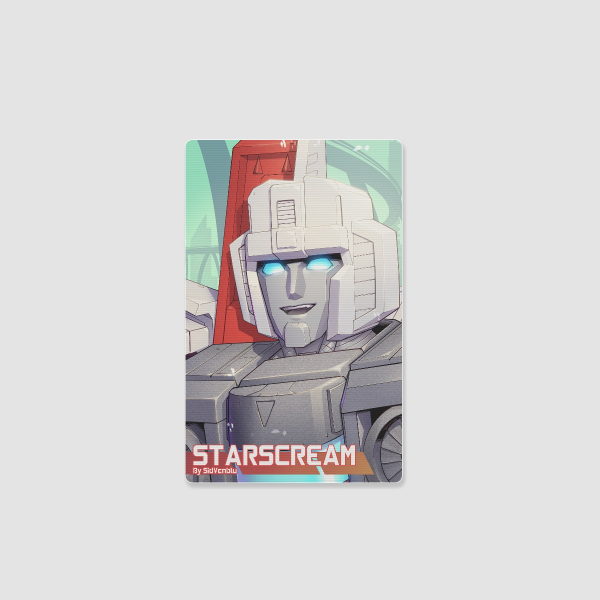 Shattered Star Lenticular Card