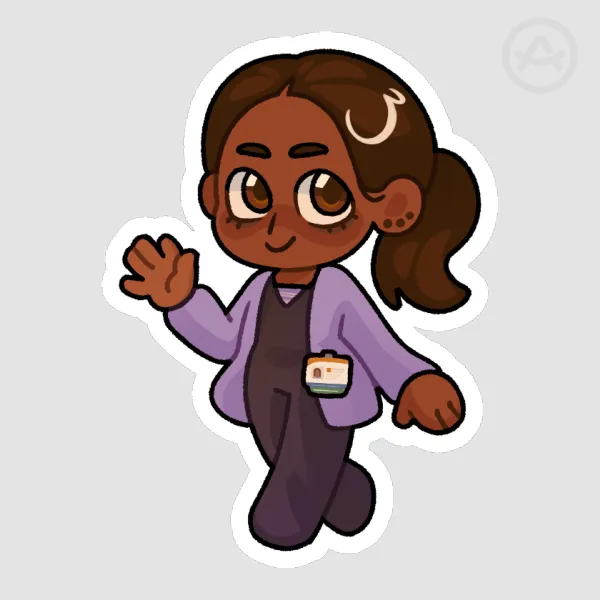 Chibi Javadi Sticker