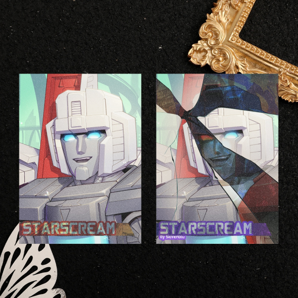 Shattered Glass Holographic Star