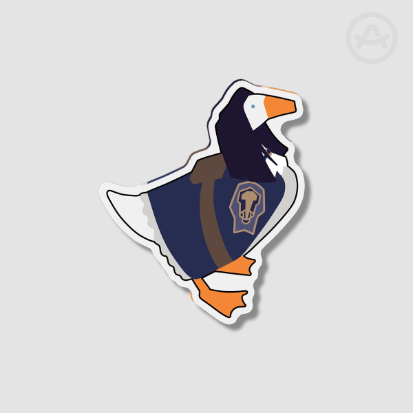 Untitled Goose Game Caitlyn Shaped Fridge Magnet
