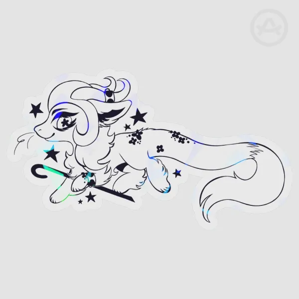 Soratius. Clear PET Vinyl Die Cut Stickers