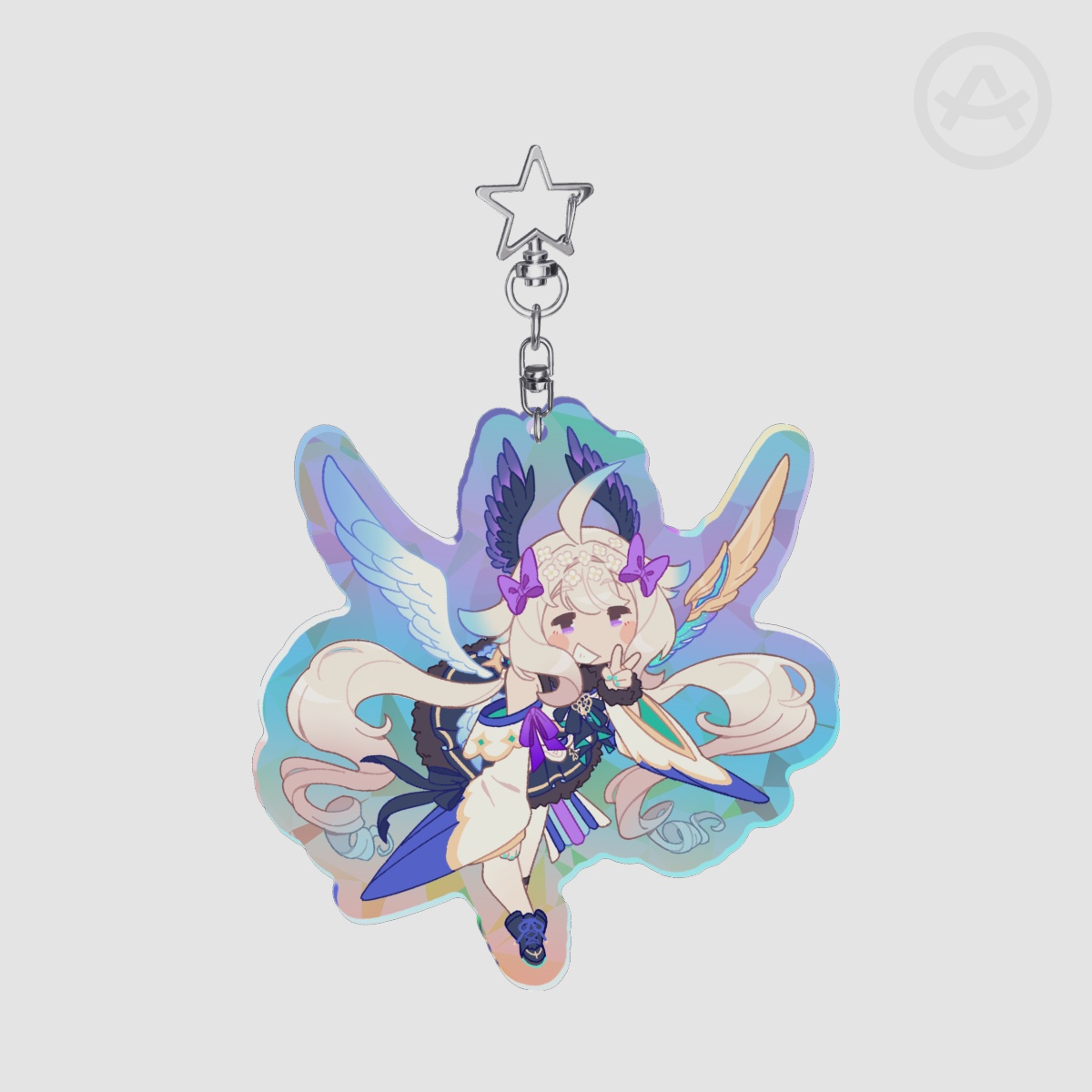 Enna Alouette Broken Glass Acrylic Keychain