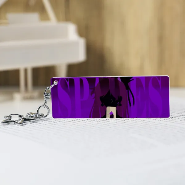Britney J. Starificas Acrylic Bookmark Keychain