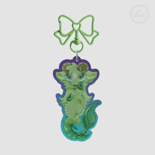 Liucha Dragon. Colored Edge Acrylic Keychains