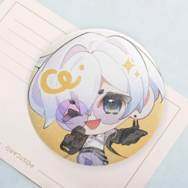 「 By the Beat 」Kaelix Debonair Round Badges (Button Pins)