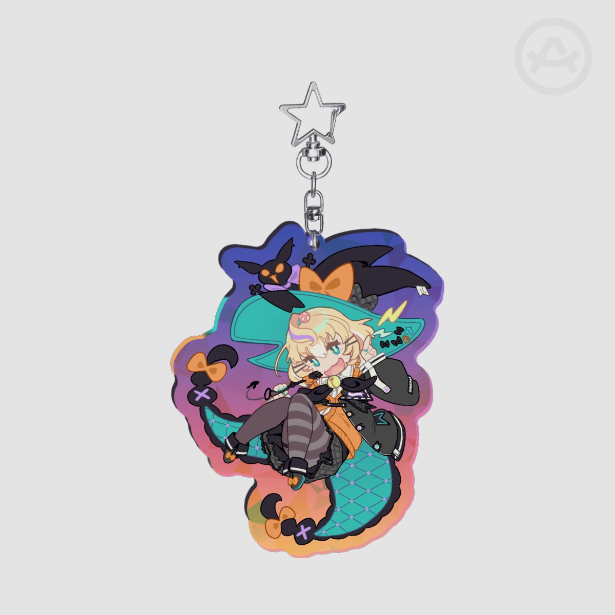 Millie Parfait Broken Glass Acrylic Keychain