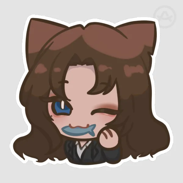 Kitty Rodion Limbus Company Sticker