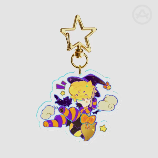 Witch Barp Acrylic Keychain
