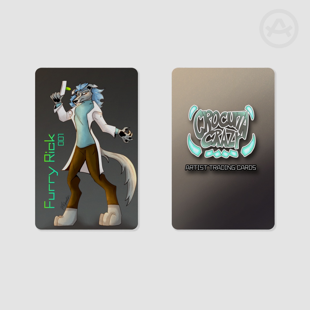 Furry Rick ATC Card 001