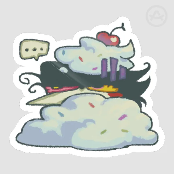 Foam Spamton Sticker