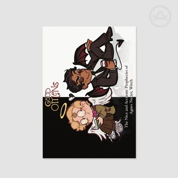 Book Omens Cover Print  | Unofficial Good Omens