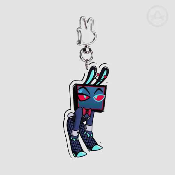 Bunny suit vox keychain
