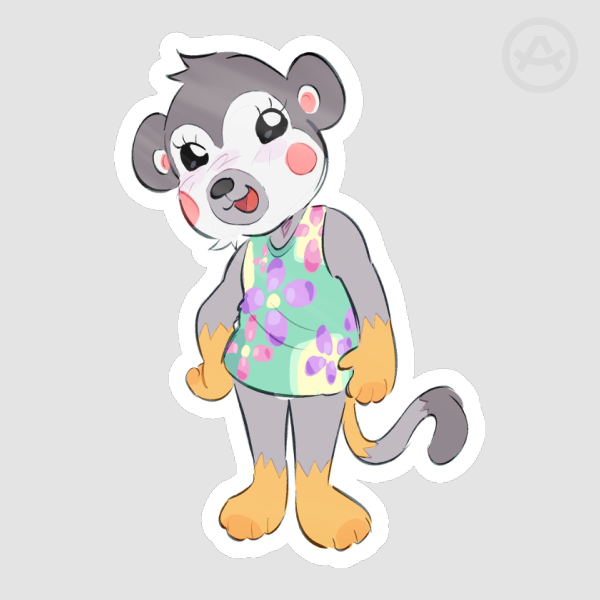 Shari Die Cut Sticker
