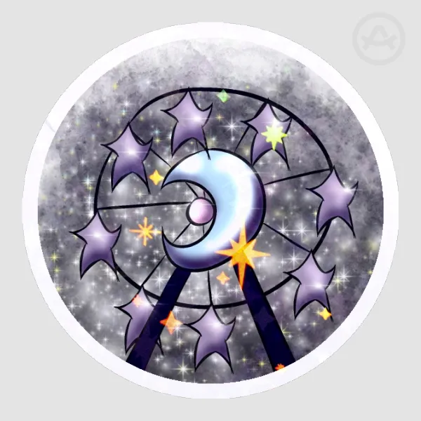Pastel Halloween Carnival Carousel sticker