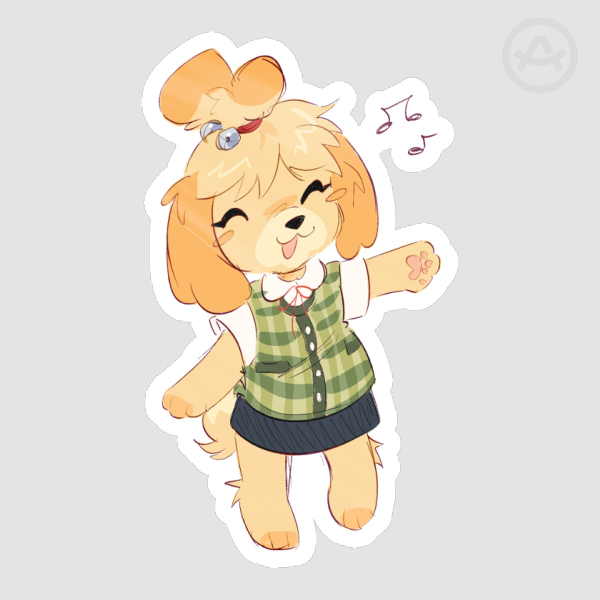 Isabelle Die Cut Sticker