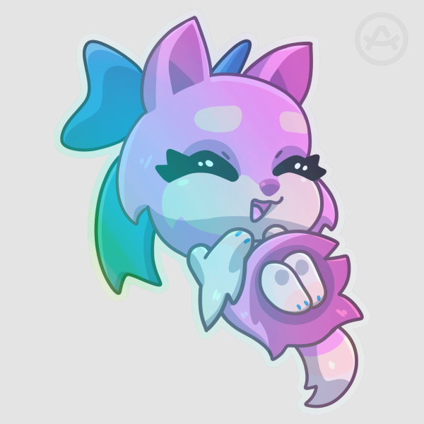 Princess 2! Clear PET Vinyl Die Cut Stickers