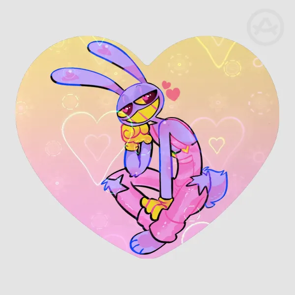 Jax Shiny Heart Sticker