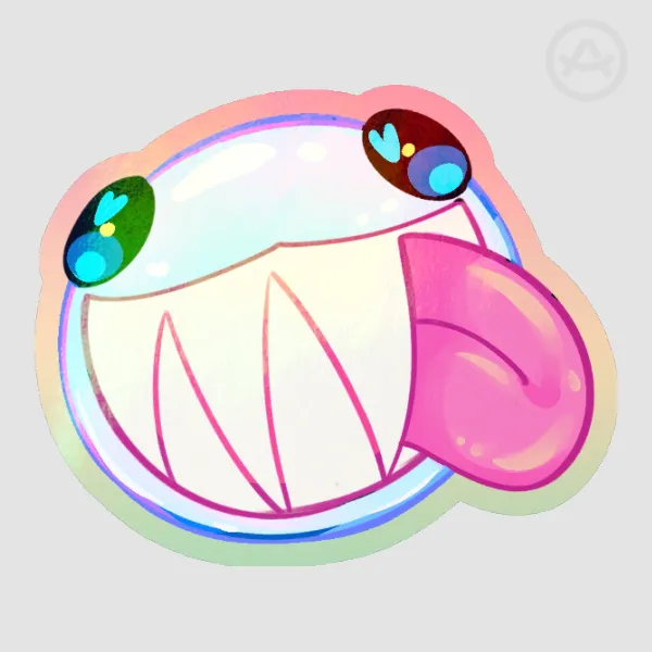 Rainbow Bubble TADC Sticker