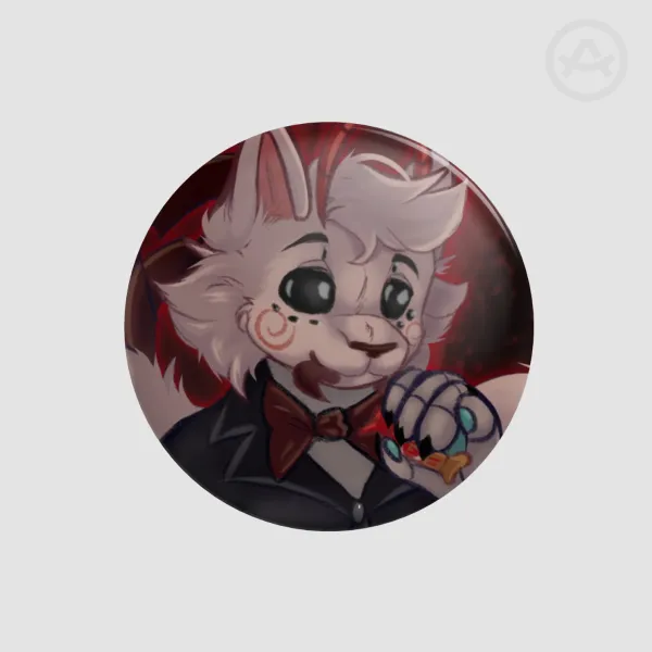 Airy Miller Halloween Round Badge (Button Pin)