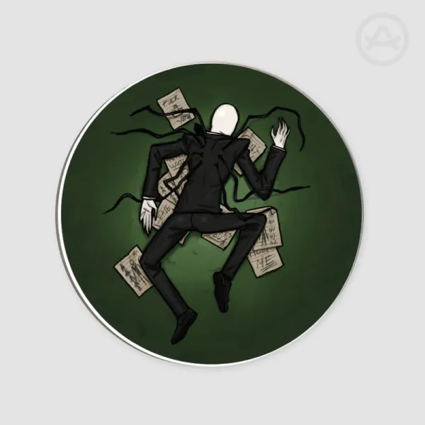 Slenderman Acrylic Coaster