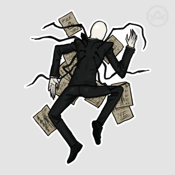Slenderman Sticker
