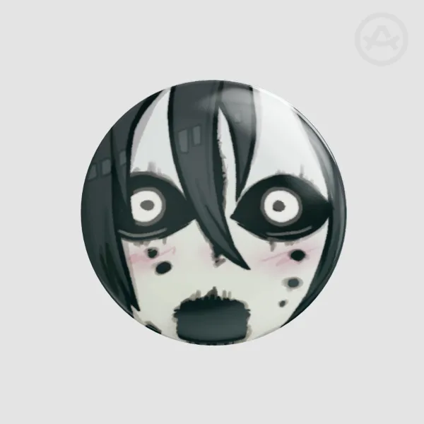 Kate The Chaser Button Pin