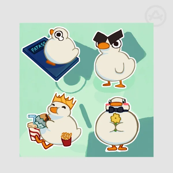 Duck Series 1 Stickers Sheet