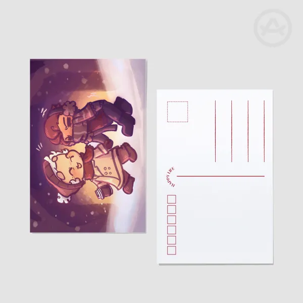 Winter Aziracrow Postcard