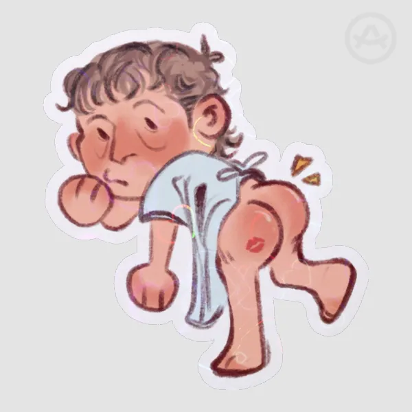 Oops! Dennis Sticker (NSFW)