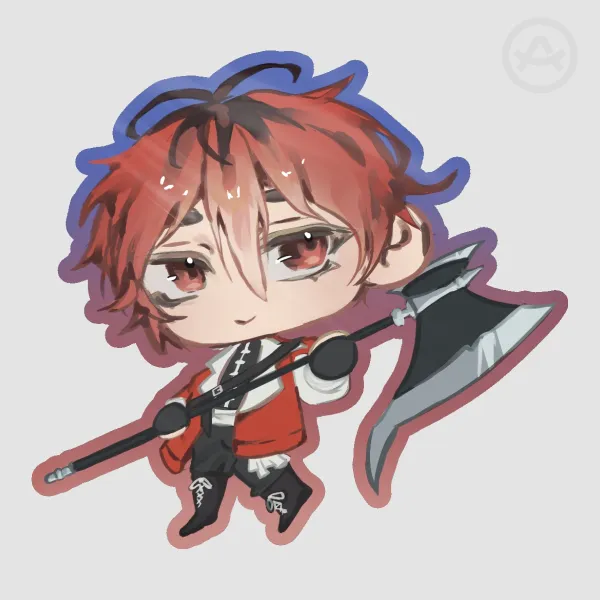 Chibi Stark Glossy Sticker • Frieren: Beyond Journey's End