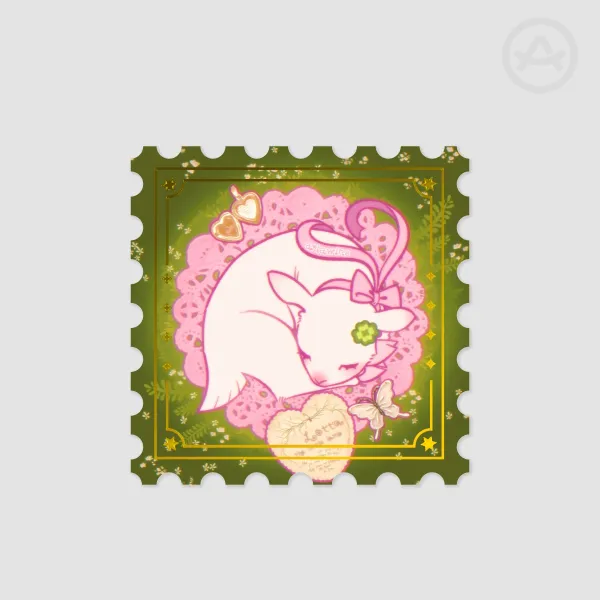 Stamp Stickers 🎀 Lotta the little lamb 🍀