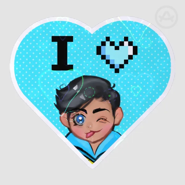 I love Nightwing sticker