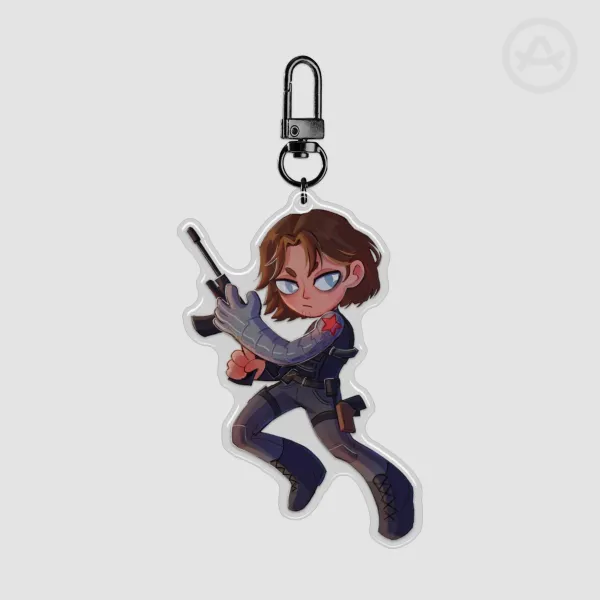Bucky Epoxy Keychain